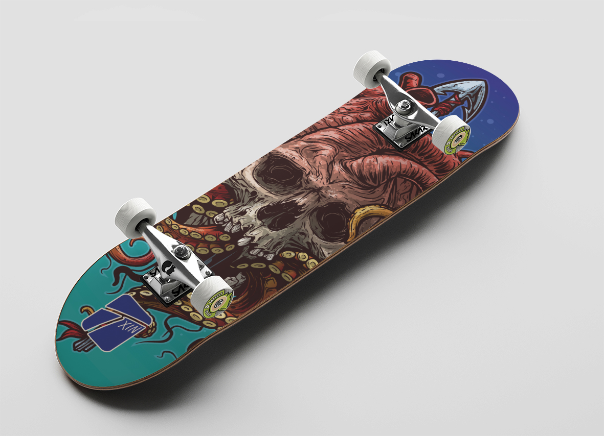 Txin skateboard complete - Grison