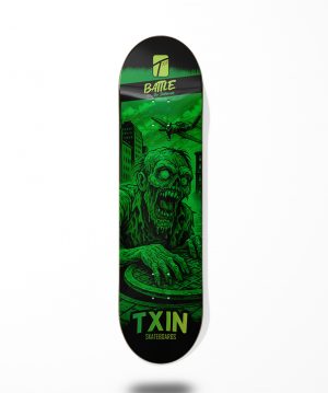 Txin skateboard deck - Battle Fluro green