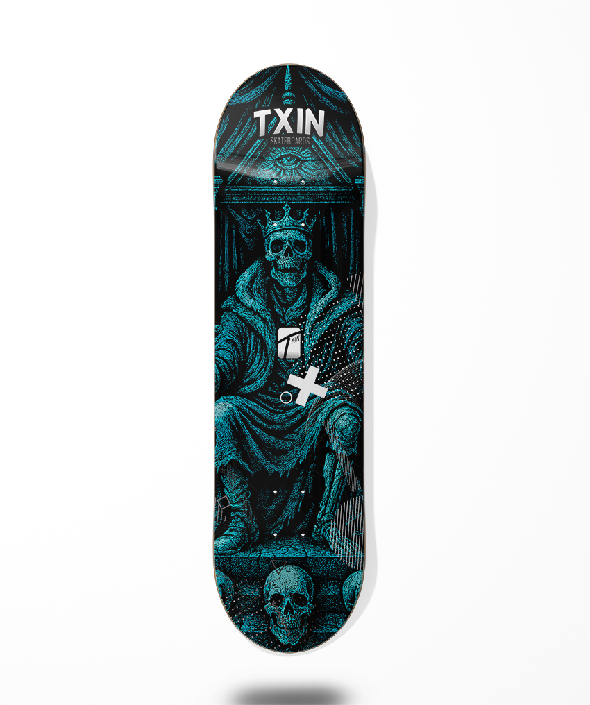 Txin skateboard deck - Bonesking