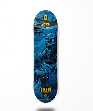 Txin skateboard deck - Crudo Blue Typhoon