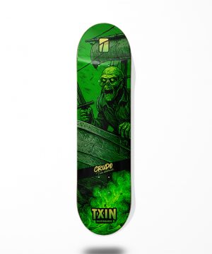 Txin skateboard deck - Crudo Green Rackham