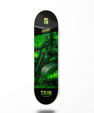 Txin skateboard deck - Crudo Green Vultac