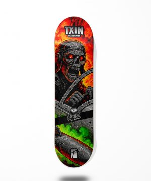 Txin skateboard deck - Crudo Red Jesyjet